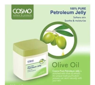 COSMO OLIVE OIL 100% PURE PETROLEUM JELLY SOFTNESS &amp; PROTECT 300ml