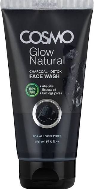 Cosmo Glow Natural Charcoal Detox Face Wash 150ml