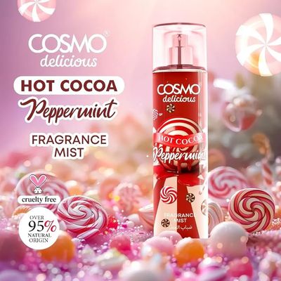 Cosmo Delicious - HOT COCOA PEPPERMINT Body Mist - 250ml
