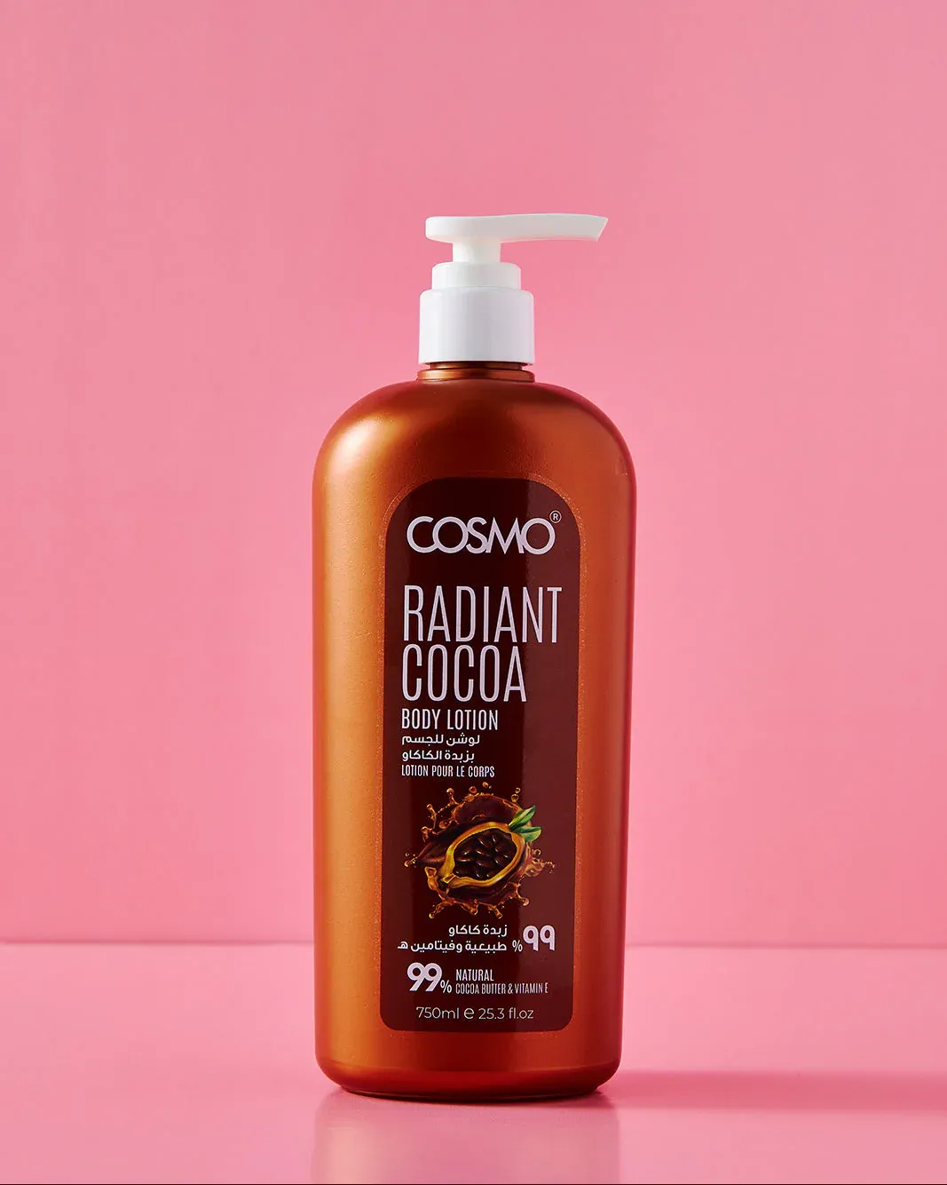 Radiant Cocoa Body Lotion 99% Natural 750ML