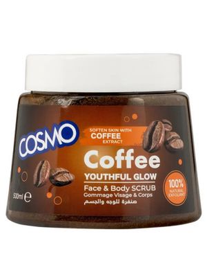 Cosmo Face &amp; Body Scrub Coffee 500ml NEW