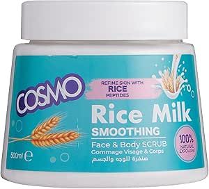 Cosmo - RICE MILK FACE AND BODY SCRUB, 500ML