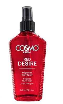 Cosmo Red Desire Body Spray for Men - 240ml