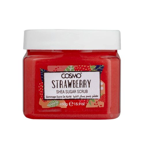 Cosmo - Shea Butter &amp; Strawberry Sugar Scrub - 450g