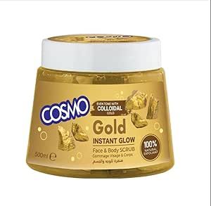 Cosmo Soft &amp; Shine Gold Face &amp; Body Scrub – 500 ml