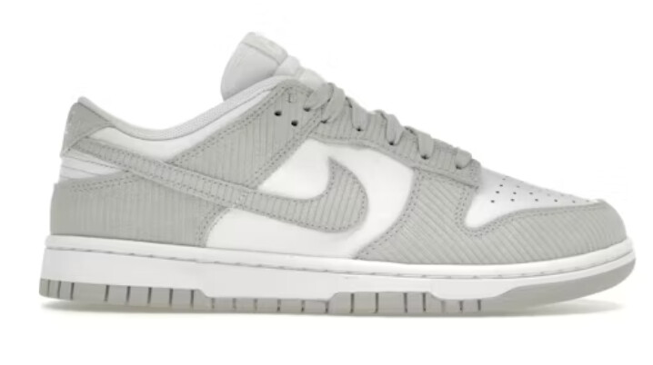 Nike Dunk Low Light Silver Corduroy (W)
