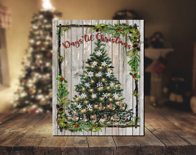 Magnetic Christmas Countdown Board