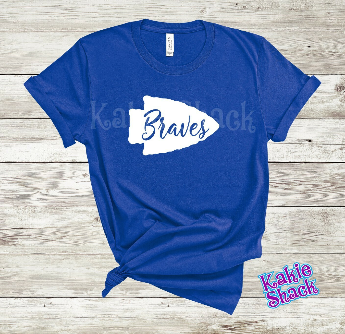 Arrow Blue - Adult large- Non Glitter
