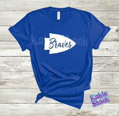 Arrow Blue - Adult large- Non Glitter