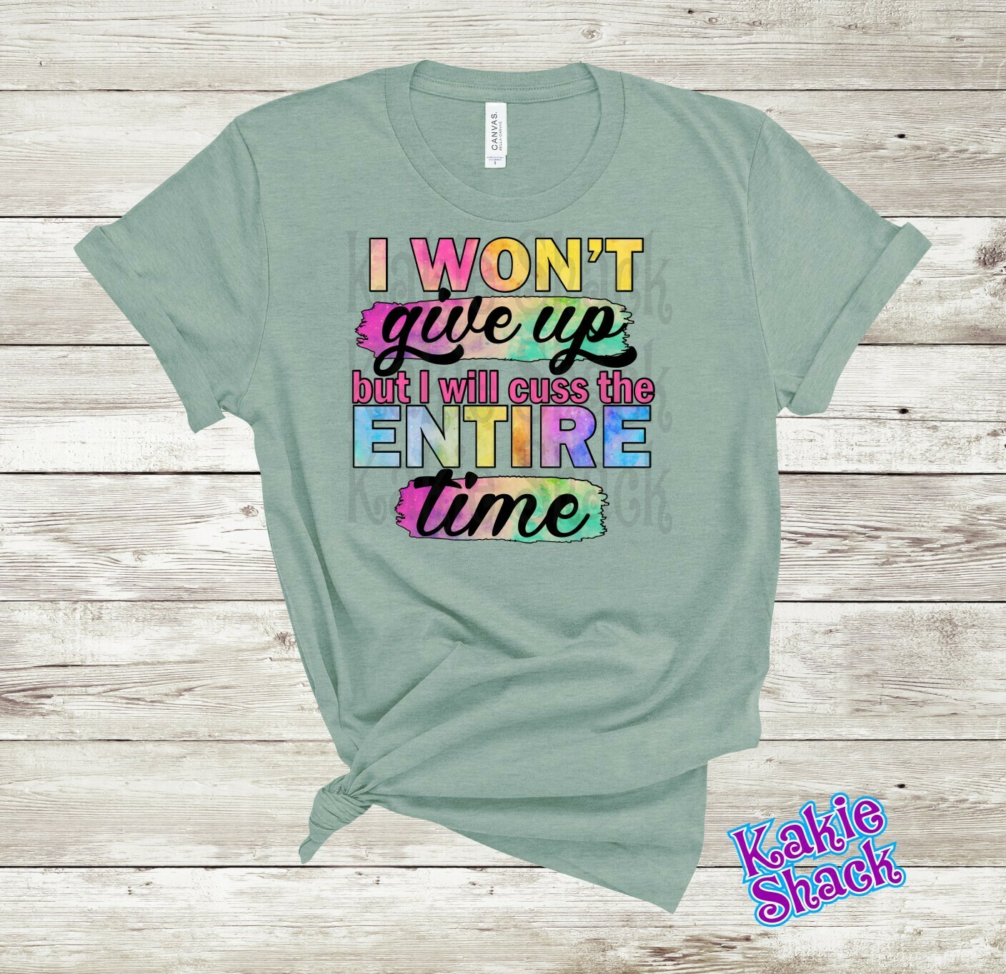 I wont give up - HTV Transfer