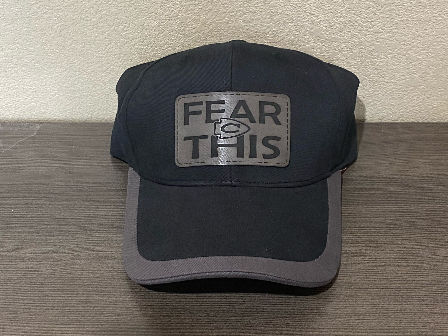 Black with Grey Fear This Hat
