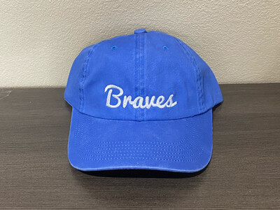 Denim Hat With Embroidery