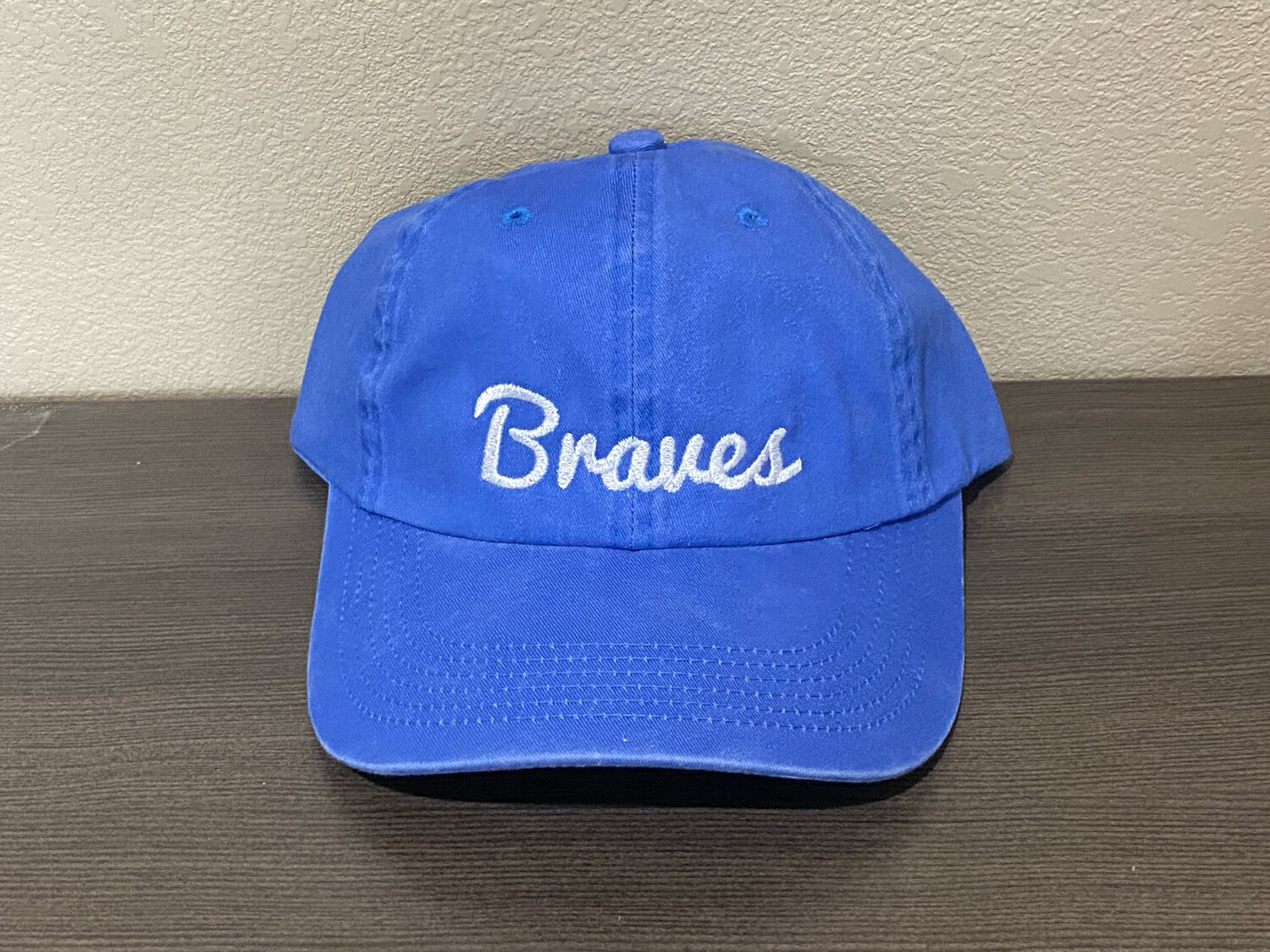Denim Hat With Embroidery