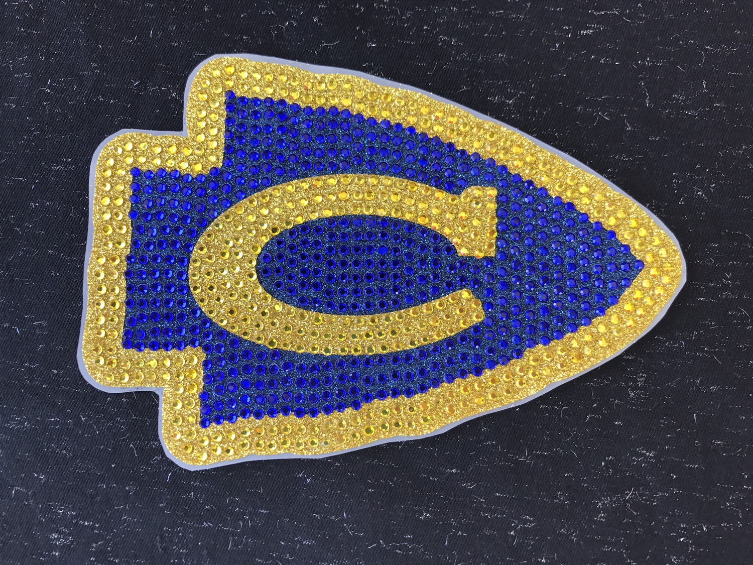 Arrowhead Rhinestone/Glitter Sticker