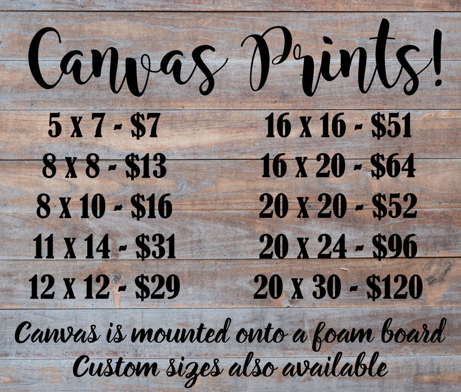 Canvas Prints