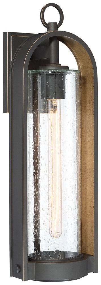 Kamstra Lg Oil Rub Bronze w/Gold 1 Lt Exterior Wall Mount Kamstra Lg Oil Rub Bronze w/Gold 1 Lt Exterior Wall Mount