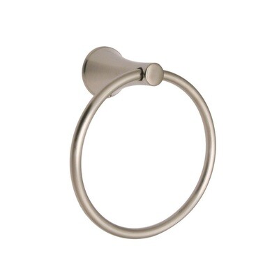 Carmel Satin Nickel Towel Ring Carmel Satin Nickel Towel Ring