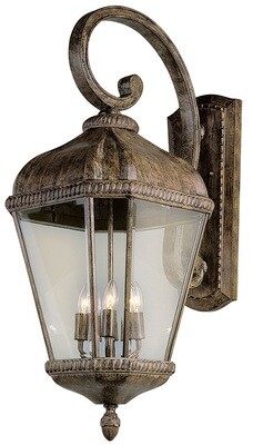 Covington Burnished Rust 4Lt Exterior Wall Lantern Covington Burnished Rust 4Lt Exterior Wall Lantern