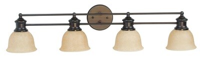 Lite Rail Oiled Bronze 4Lt Bath Bar Lite Rail Oiled Bronze 4Lt Bath Bar
