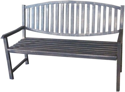 Antique Copper Slatted Park Bench Antique Copper Slatted Park Bench