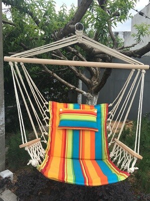 Hanging Chair w/Pillows & Arms Hanging Chair w/Pillows & Arms