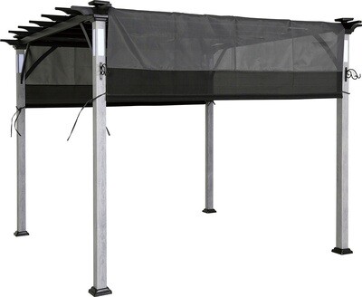Garden Pergola w/Sling Top & LED Lights Garden Pergola w/Sling Top & LED Lights
