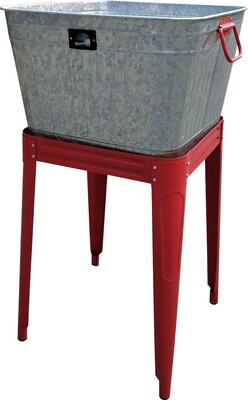 Metal Washtub Beverage Stand Metal Washtub Beverage Stand