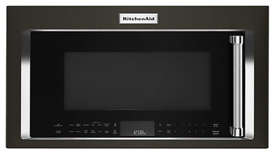 KitchenAid Black Stainless Steel Over The Range Microwave Oven KitchenAid Black Stainless Steel Over The Range Microwave Oven
