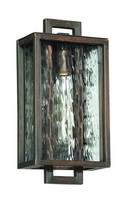 Cubic Aged Bronze Small 1 Lt Exterior Pocket Sconce Cubic Aged Bronze Small 1 Lt Exterior Pocket Sconce