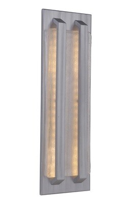 Lux Brush Aluminum Large 1 Lt LED Exterior Wall Mount Lux Brush Aluminum Large 1 Lt LED Exterior Wall Mount