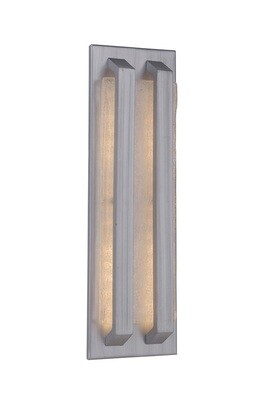 Lux Brush Aluminum Small 1 Lt LED Exterior Wall Mount Lux Brush Aluminum Small 1 Lt LED Exterior Wall Mount