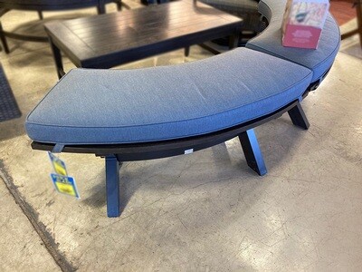 Portofino Chestnut Curved Bench Portofino Chestnut Curved Bench
