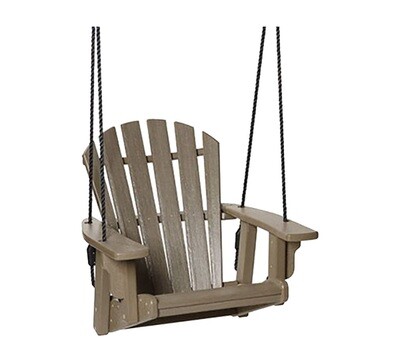 Coastal Single Swing Bench Weatherwood Coastal Single Swing Bench Weatherwood