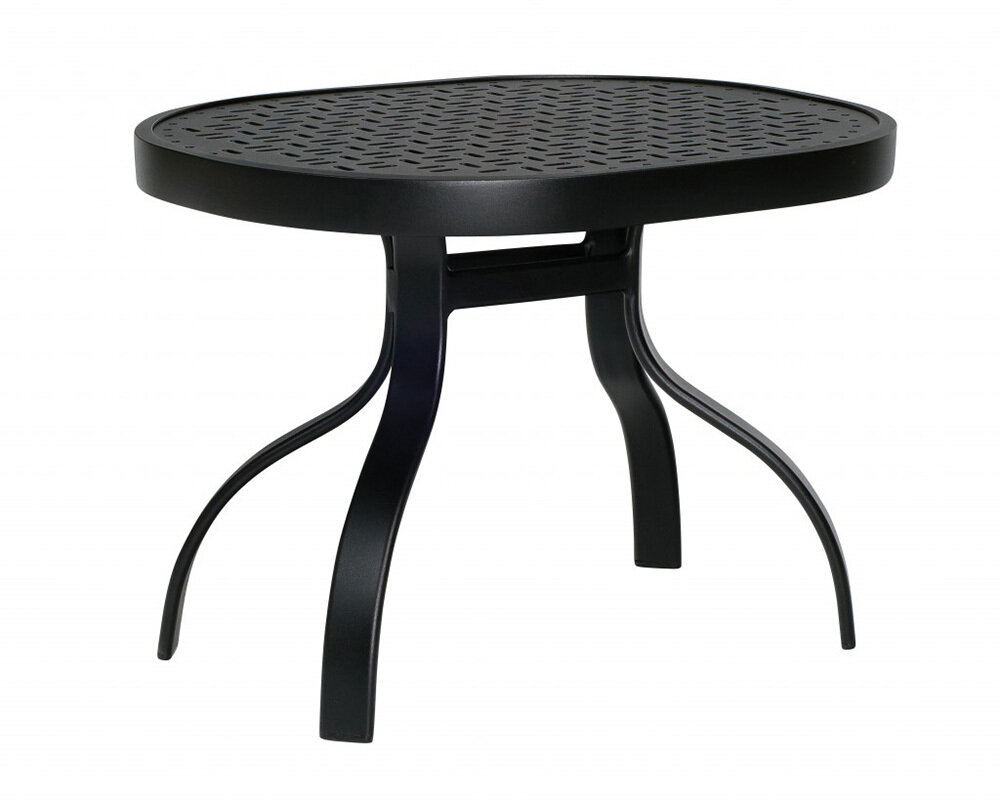 Textured Black Deluxe Alum Side Table
