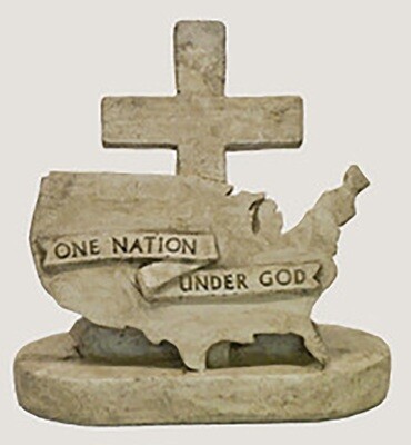 Pre Aged One Nation Under God Statue Pre Aged One Nation Under God Statue