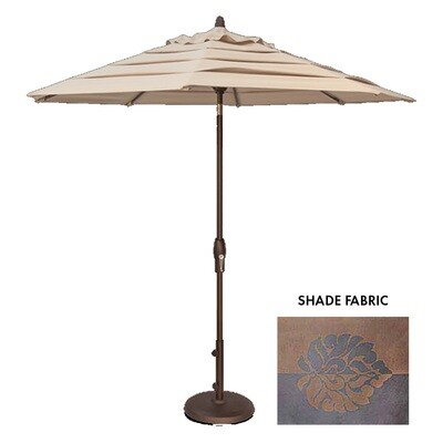 9' Auto-Tilt Bronze Octagon Double Wind Umbrella 9' Auto-Tilt Bronze Octagon Double Wind Umbrella