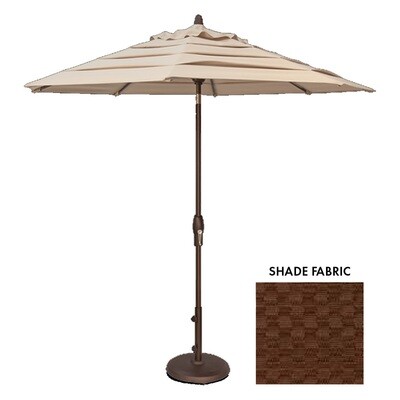 9' Octagon Courtyard Cabo Stripe Auto-Tilt Umbrella 9' Octagon Courtyard Cabo Stripe Auto-Tilt Umbrella