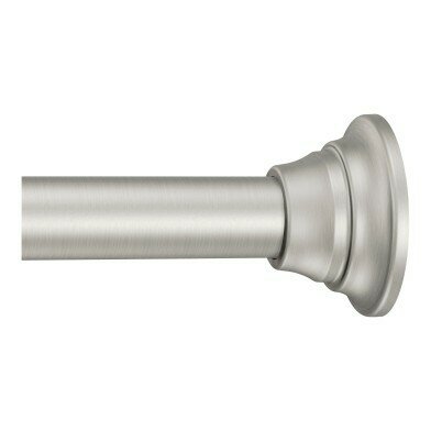 Brushed Nickel 5Ft/6Ft Tension Shower Rod
