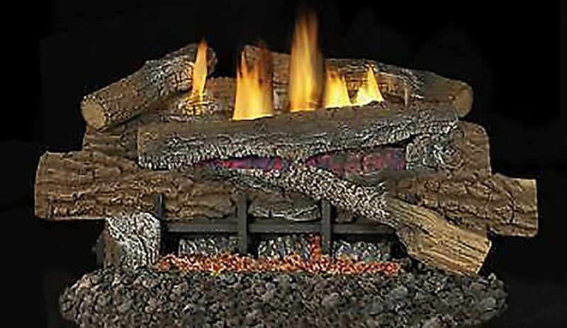 24" Chillibuster Vent Free Logs w/C2 Natural Gas Chillibuster Vent Free Double Burner (LOGS SOLD SEPARATELY)