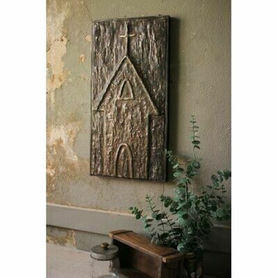 Pressed Metal Church Wall D�cor #1 Pressed Metal Church Wall D�cor #1