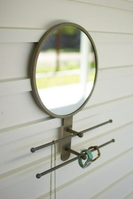 17 17" x 20.5" Mirror w/Double Hanging Rods (DISPLAY ONLY)