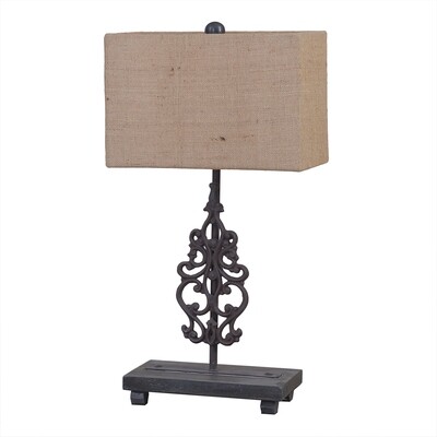Fleur Natural Rust Table Lamp Fleur Natural Rust Table Lamp
