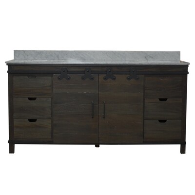 Sonoma Black Harvest Double Vanity (DISPLAY ONLY) Sonoma Black Harvest Double Vanity (DISPLAY ONLY)