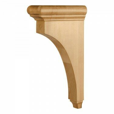 Rubberwood Minimalist Corbel