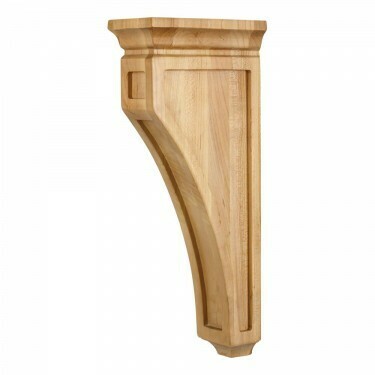 Rubberwd Mission Style Wood Bar Bracket Rubberwd Mission Style Wood Bar Bracket
