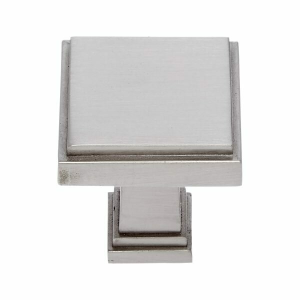 Marquee Satin Nickel Square 1 1/4