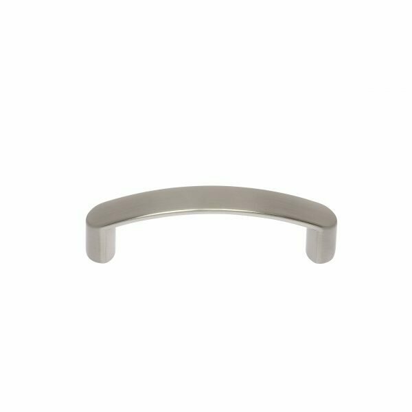 Teres Satin Nickel 96MM Thick Bowed Pull