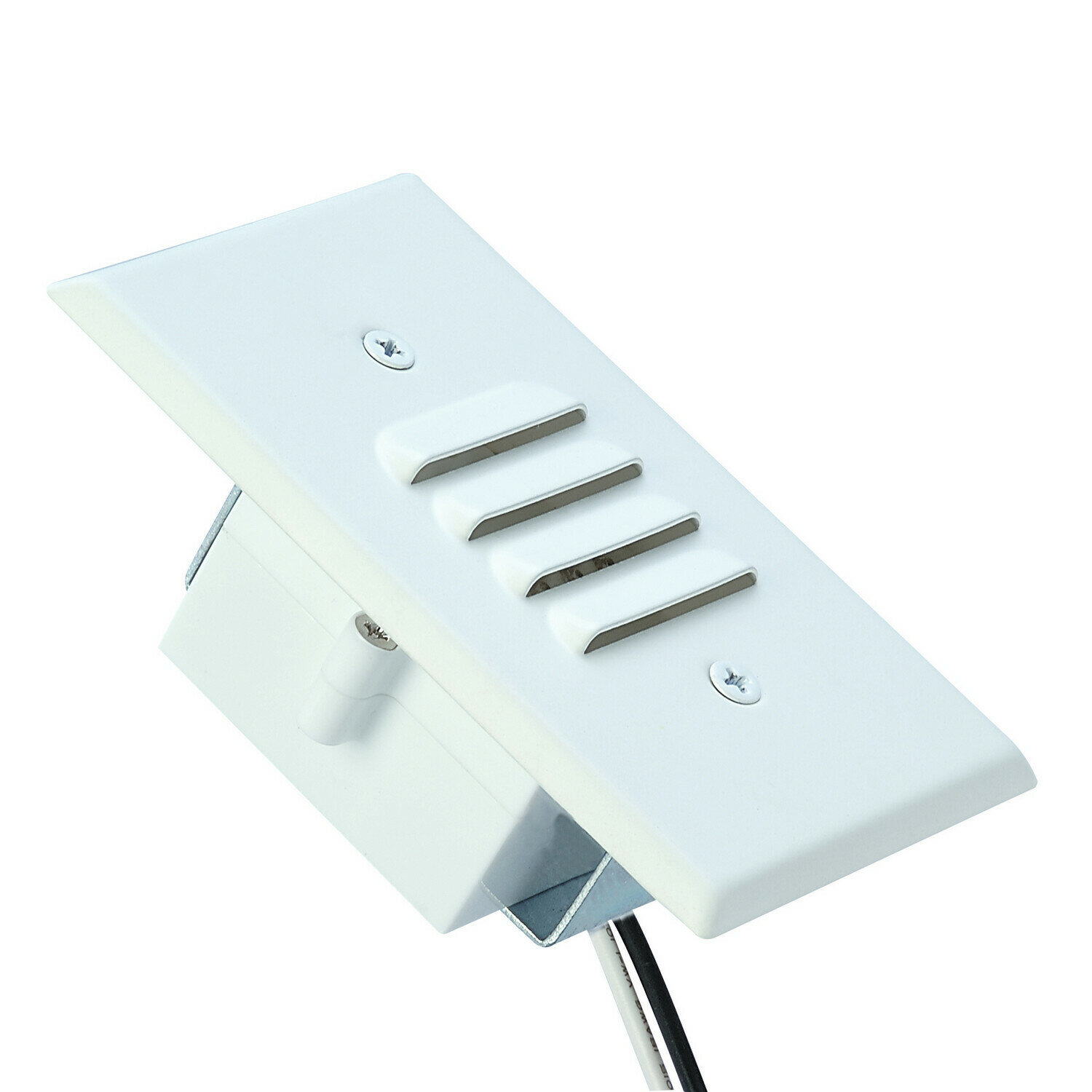 White Led Mini Step Light Louvered White Led Mini Step Light Louvered