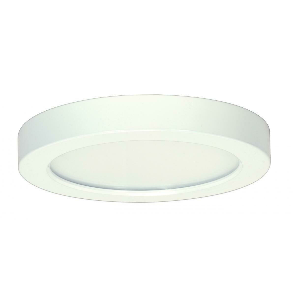 White Round LED Flush Mount White Round LED Flush Mount