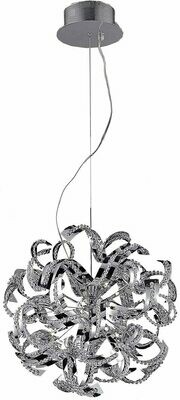 Tiffany Chrome 13Lt Pendant Tiffany Chrome 13Lt Pendant